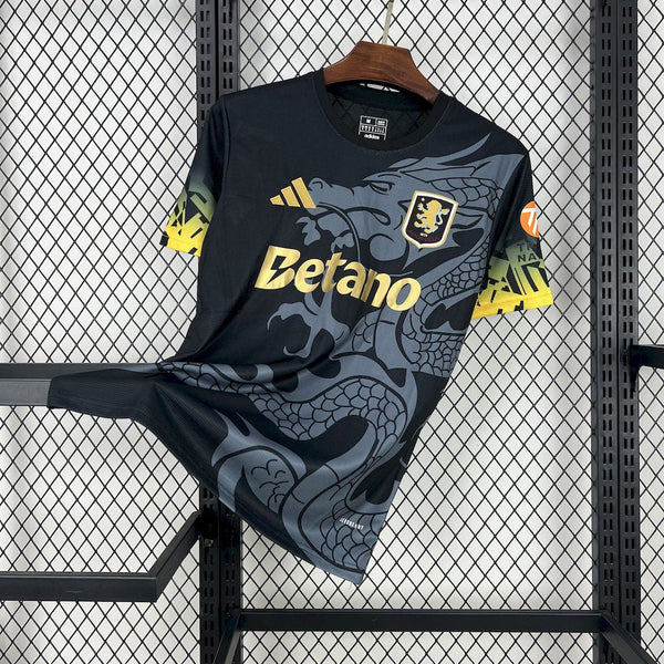 Camisa Oficial do Aston Villa 25/26 - Versão Torcedor